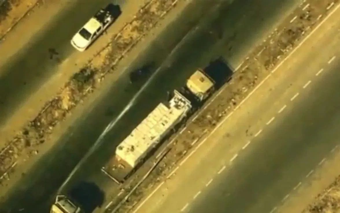 SAD objavile dron-snimak: navodna otmica humanitarnog kamiona u južnoj Gazi
