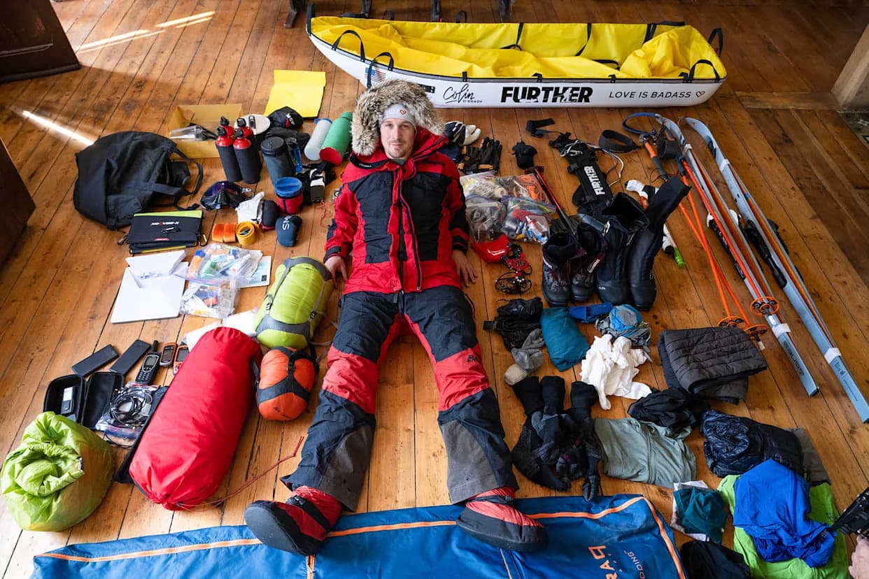 Kolin O'Bredi kreće na rekordni solo prelazak Antarktika — 1.780 milja bez dopune