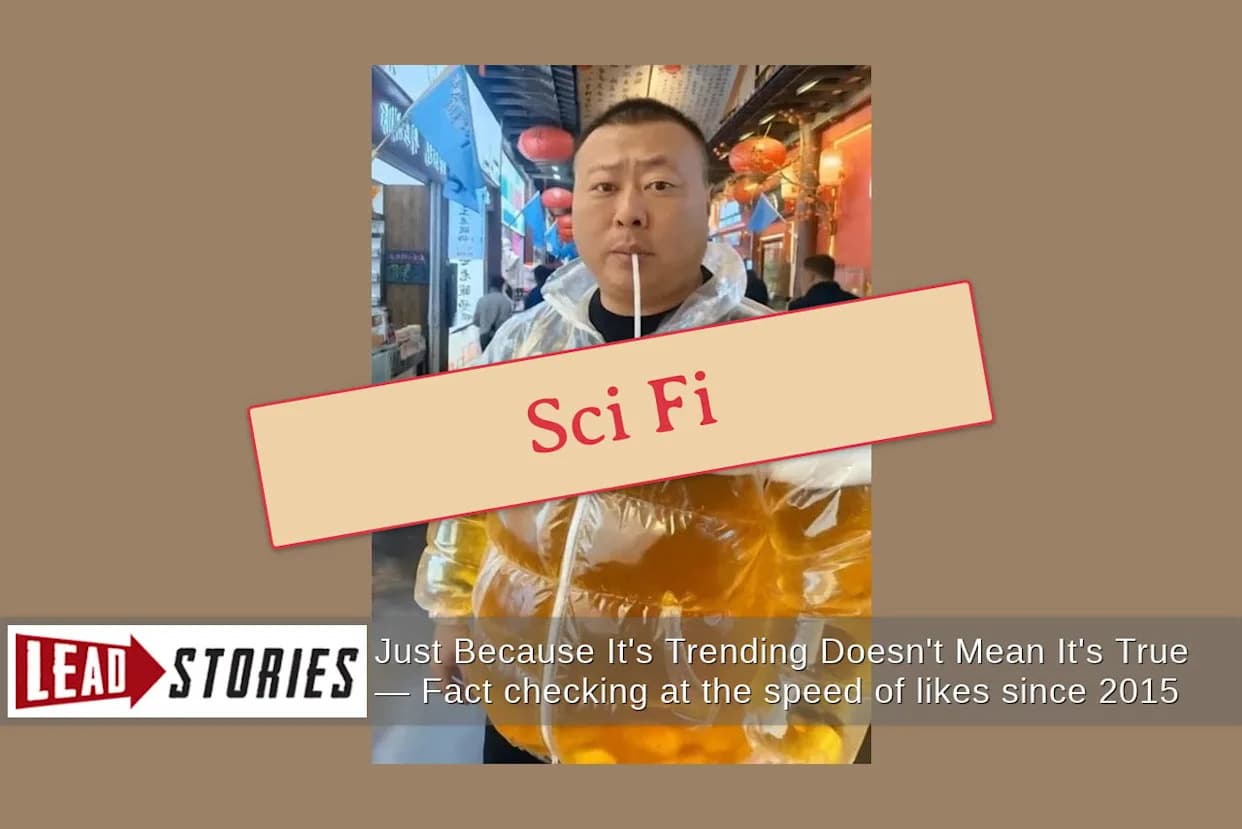 Provera činjenica: fotografija „Tsingtao“ puffer-jakne napunjene pivom nije autentična — fizika i AI otkrivaju falsifikat