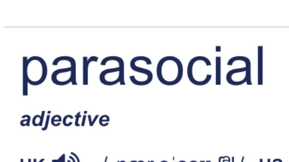 Cambridge Dictionary: reč godine 2025 — „parasocial” i rast nezdravih veza sa poznatima i AI