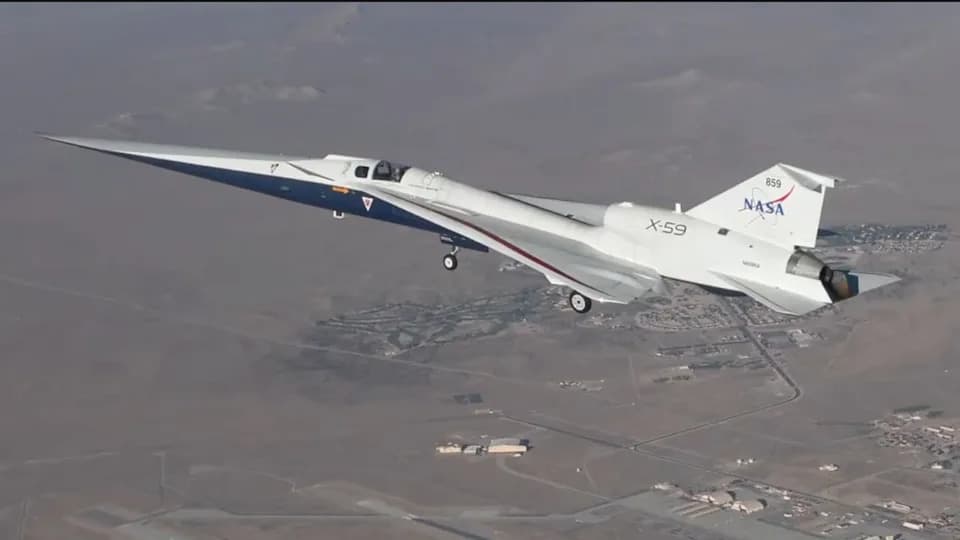 Pogled u kokpit: istorijski prvi let NASA‑inog „tihog“ nadzvučnog aviona X‑59