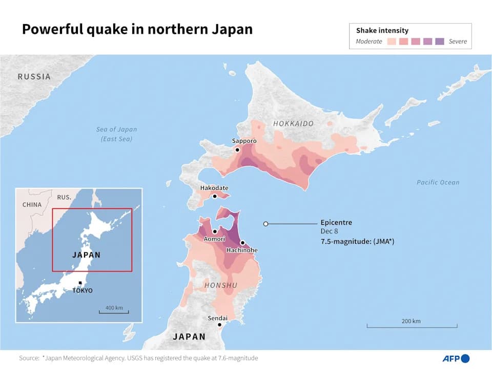 Japan Izdao Upozorenje Na Moguć Megazemljotres I Cunami Do 30 m — Poziv Na Hitnu Spremnost