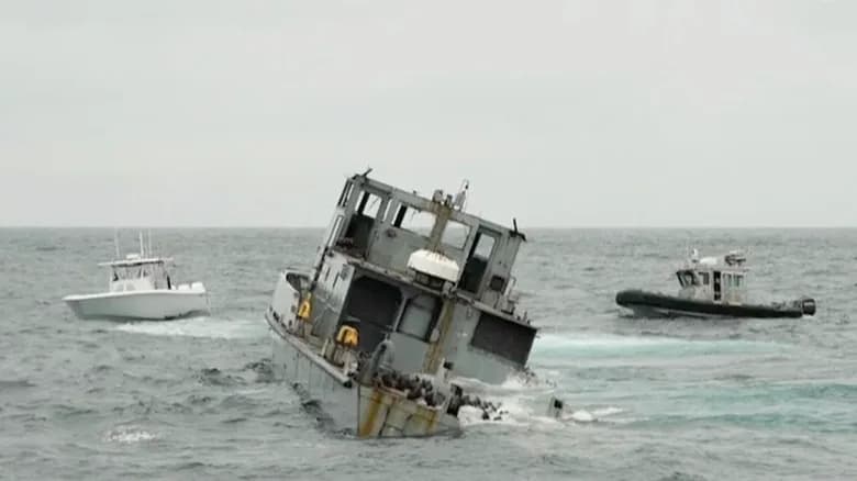 Bivši Brod Mornarice Potopljen Kao 612. Umjetni Greben Južne Karoline