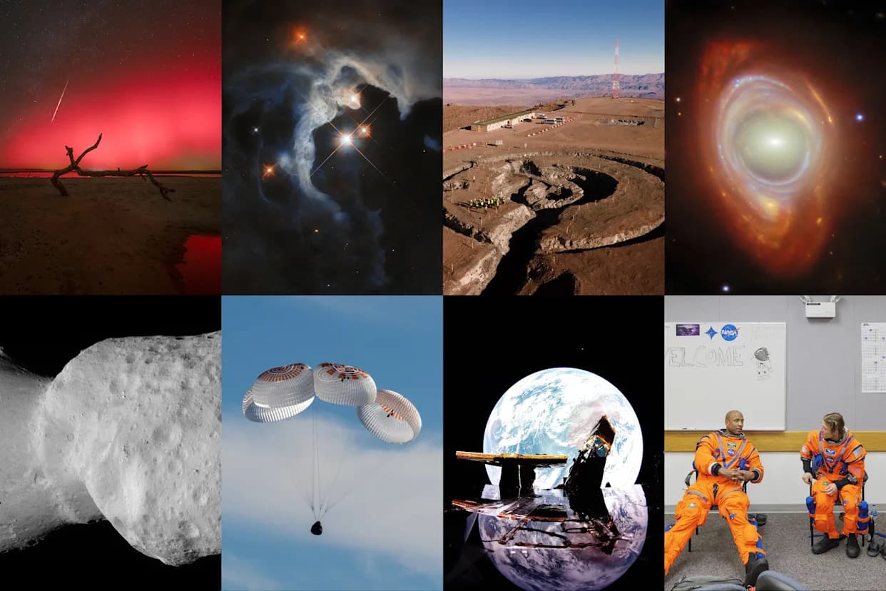 Najlepše fotografije svemira 2024–2025: Ajnštajnov prsten, Giant Magellan i privatno sletanje na Mesec