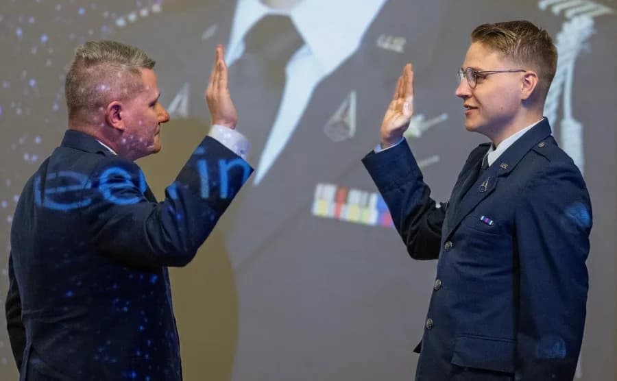 Prvi u istoriji NMSU: Kadet AFROTC‑a Ethan French postao oficir U.S. Space Force