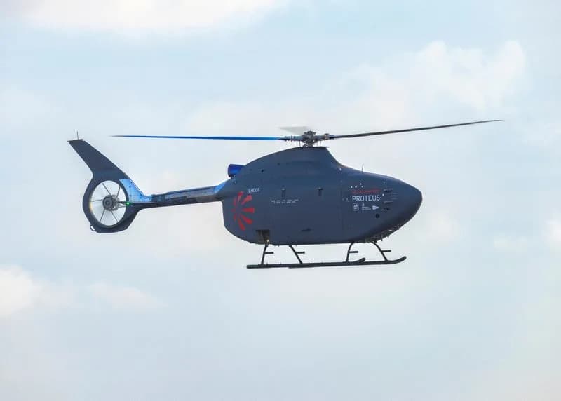 Proteus: Britanska mornarica testirala prvi autonomni helikopter pune veličine za Severni Atlantik