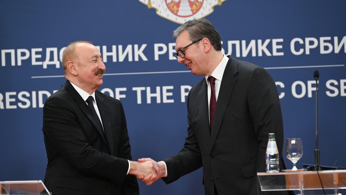 Vučić ispratio Alijeva: Sednica strateškog partnerstva, 7 sporazuma i najava direktne linije Beograd–Baku