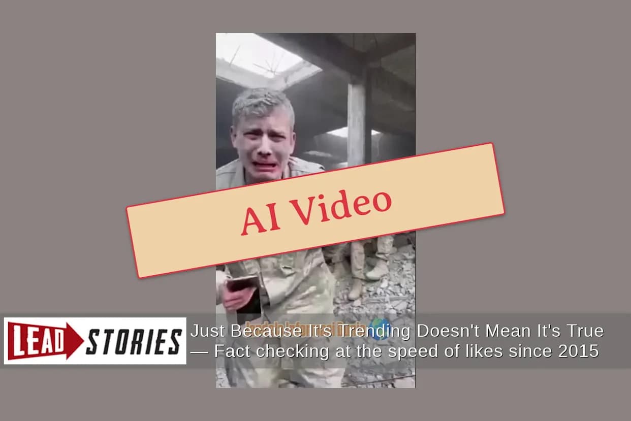 Provera činjenica: Viralni video "američki vojnik 'Bishop'" u Zalivu je AI-generisan — nije autentičan