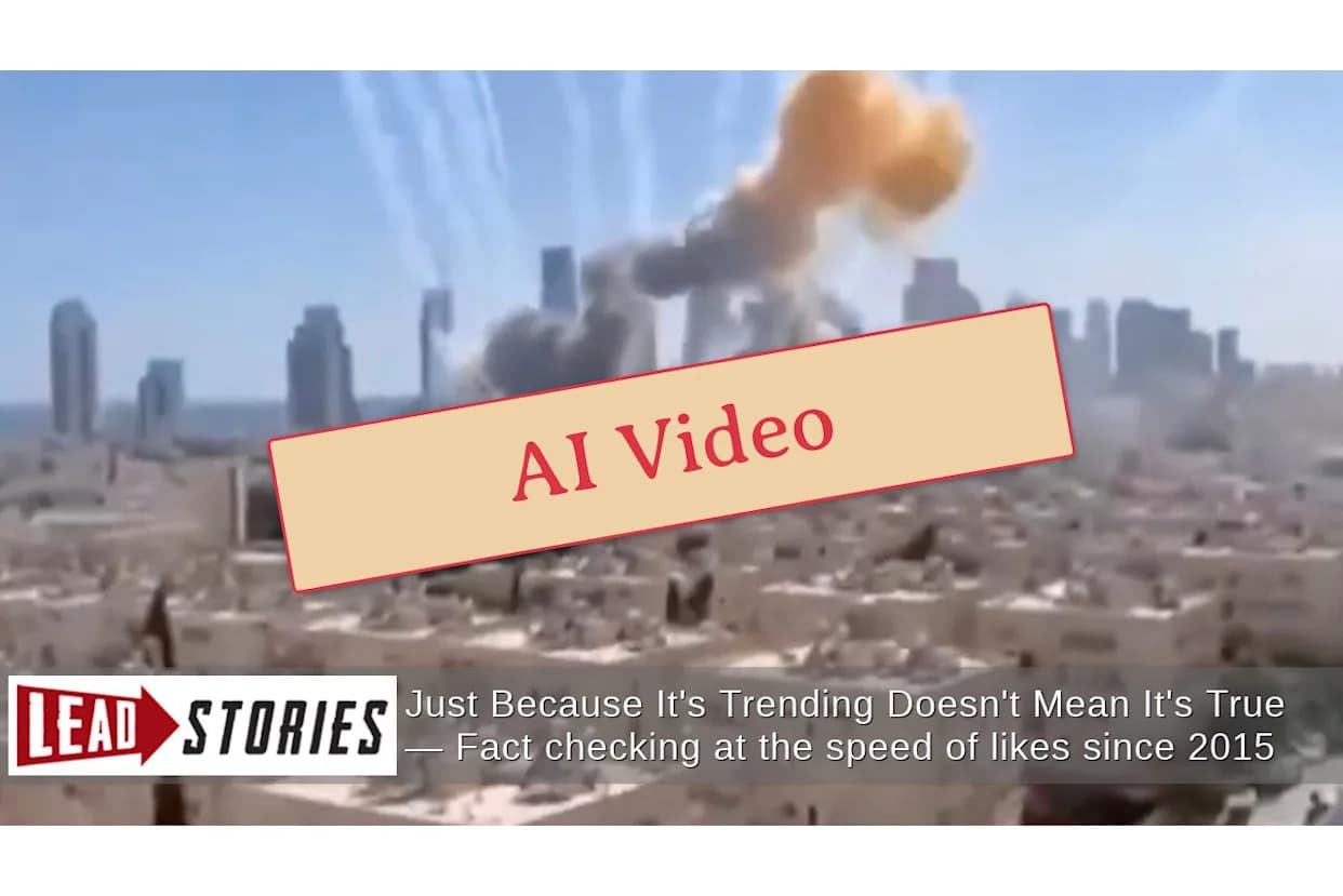 Nepravi snimak Tel Aviva: Viralni video iz marta 2026. verovatno je generisan AI