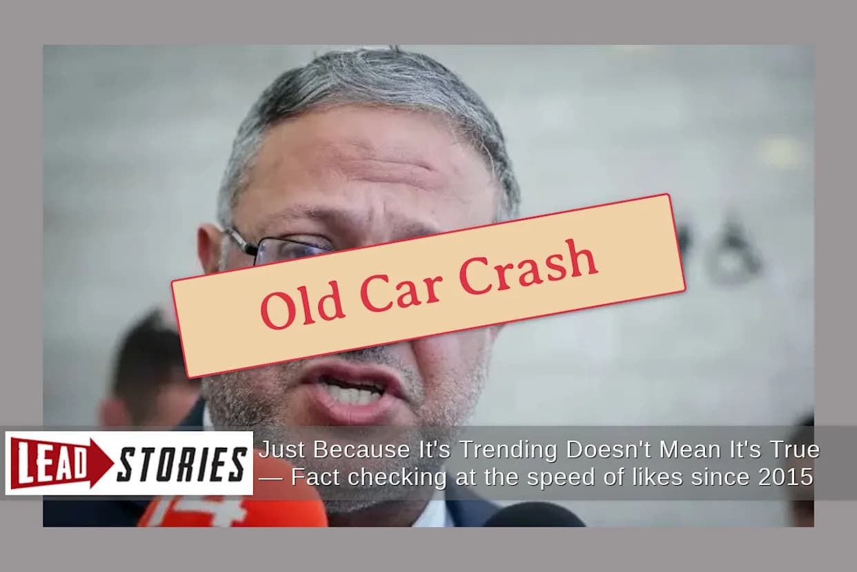 Provera činjenica: Itamar Ben-Gvir NIJE poginuo u iranskom raketnom napadu — nema dokaza