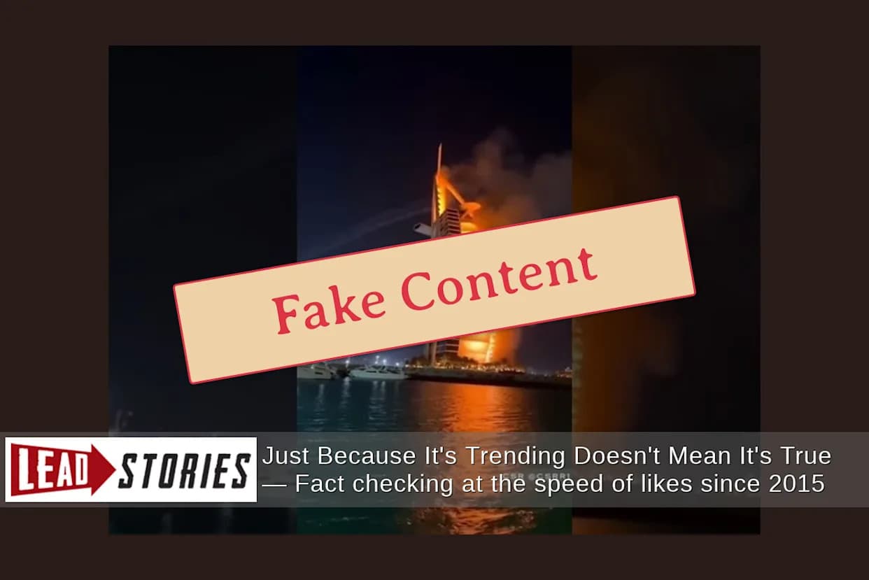 Provera činjenica: Viralni video o Burj Al Arabu Nije Autentičan — Snimak Je Verovatno AI-Generisan (CGI)