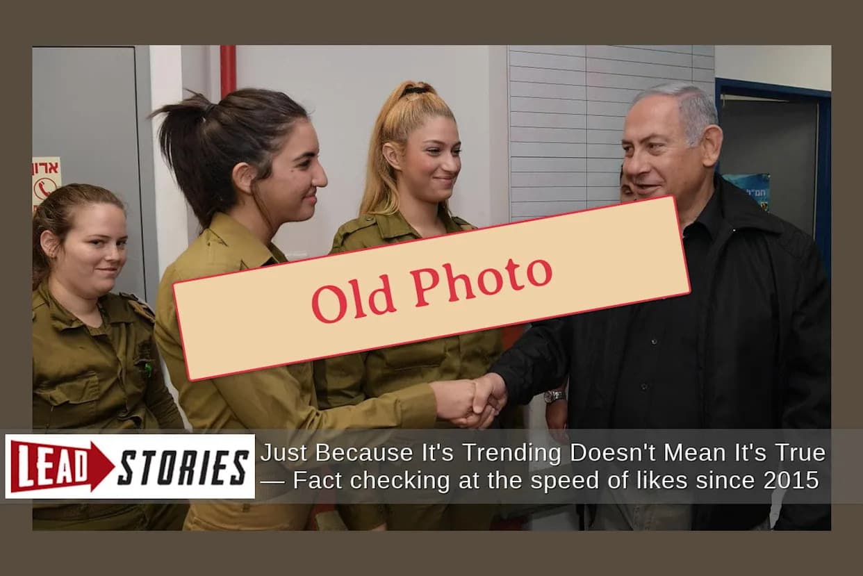Provera činjenica: Fotografija Netanjahua sa vojnicima IDF nije iz marta 2026. — potiče iz oktobra 2018.