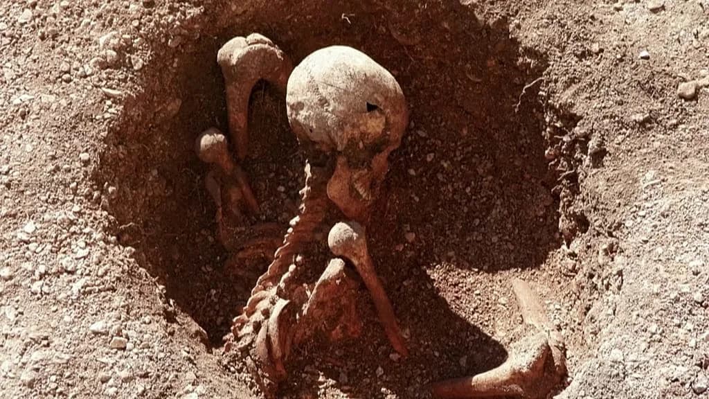 Šest Galijskih Skeleta U Sedećem Položaju Pronađeno U Školskom Dvorištu U Dijonu