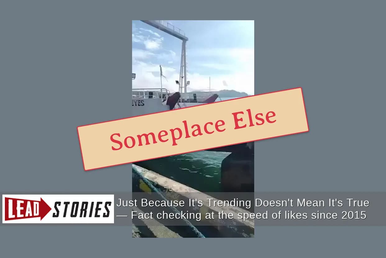 Provera činjenica: Video o "Izraelcima koji beže brodom na Kipar" zapravo je snimak sa Filipina