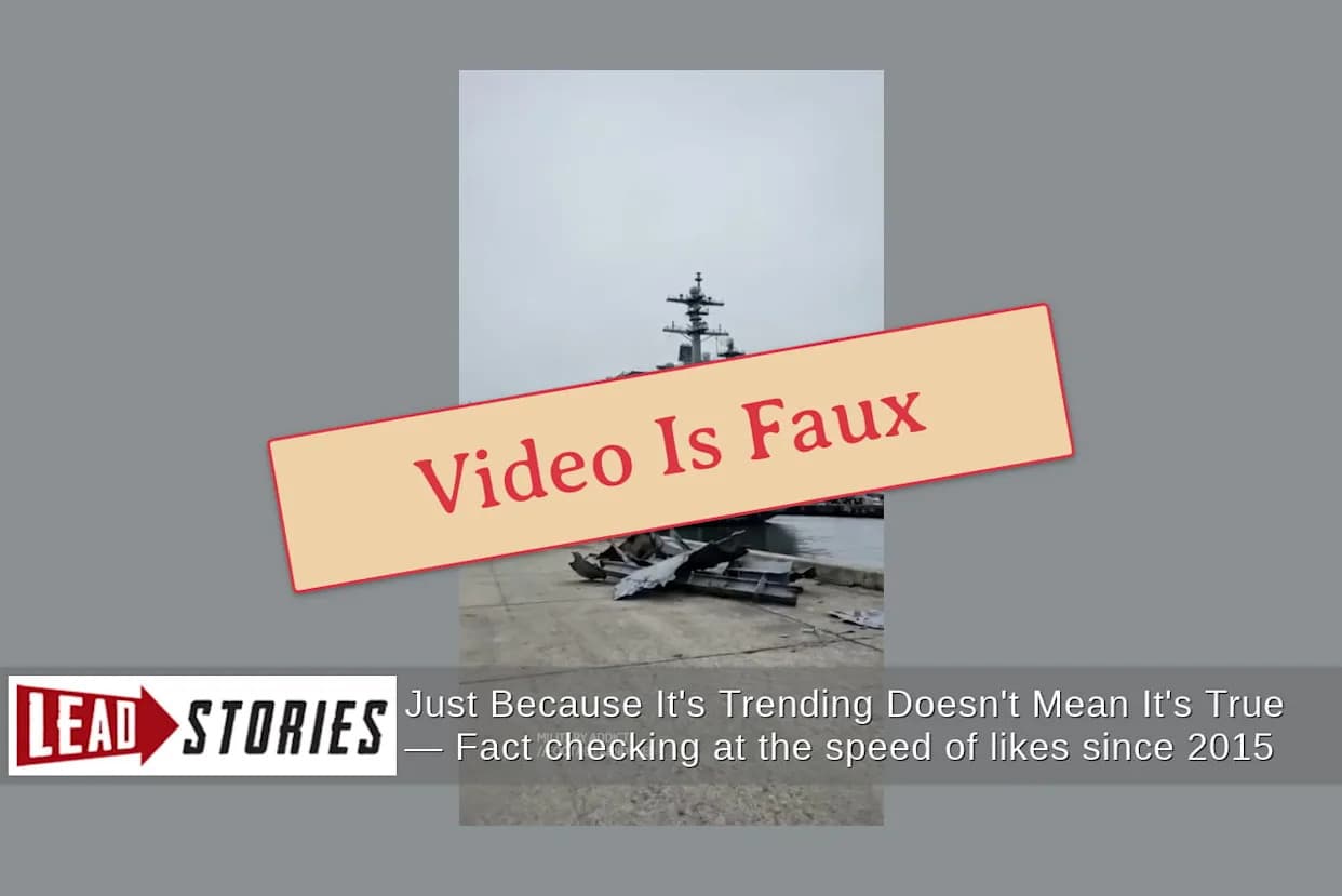 Provera činjenica: Video koji prikazuje navodna oštećenja na USS Gerald R. Ford je AI‑generisan, nije dokaz o stvarnoj šteti