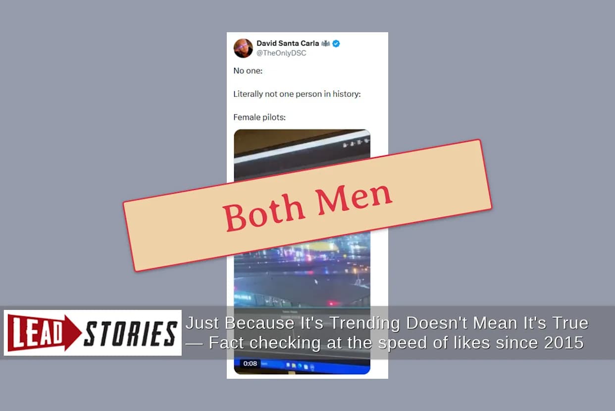 Provera činjenica: Piloti Air Canada poginuli na LaGuardia nisu bile žene — identifikovani Antoine Forest i Mackenzie Gunther