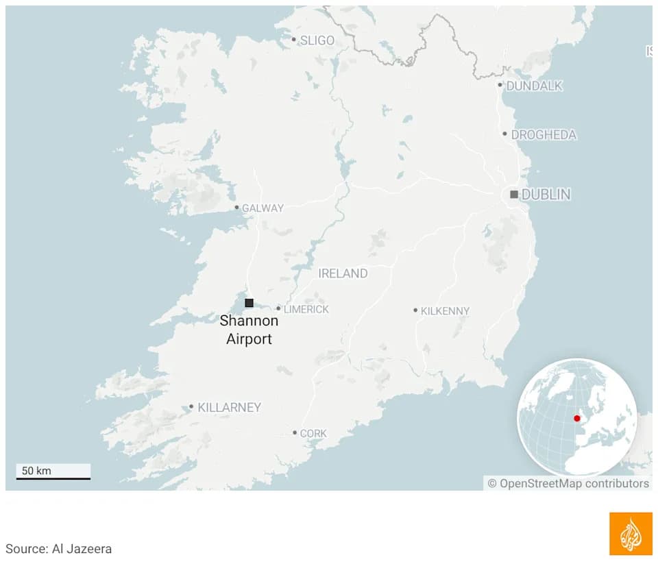 Irska Pod Pritiskom: Optužbe Za Dozvoljavanje Transfera Oružja Preko Shannon Aerodroma