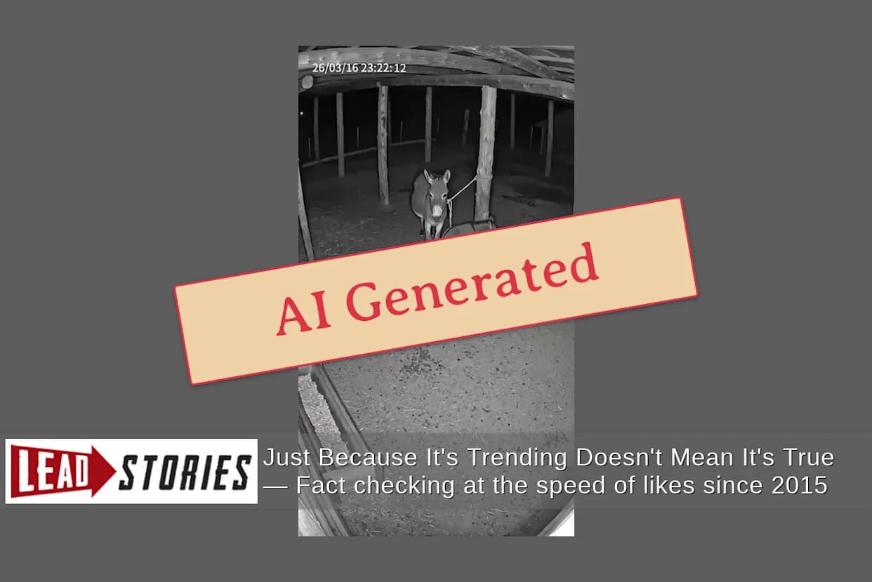 Provera činjenica: Video majke magarca koji brani mladunče je AI-generisan i lažan