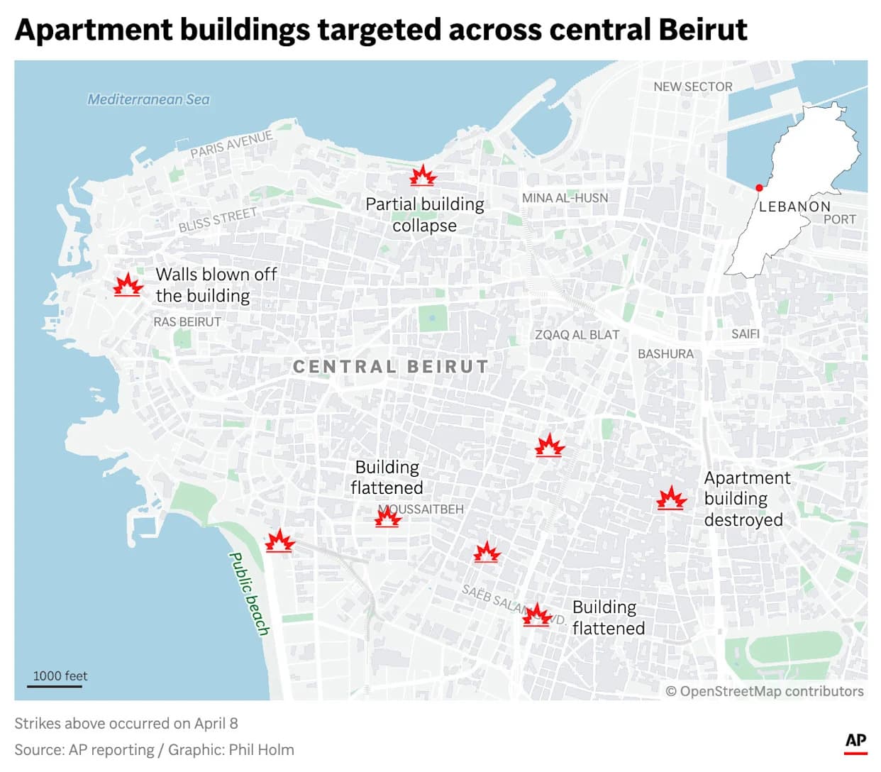 Najteži Dan Rata: Izraelski Vazdušni Udari Rastrgli Centralni Bejrut — Više Od 300 Poginulih