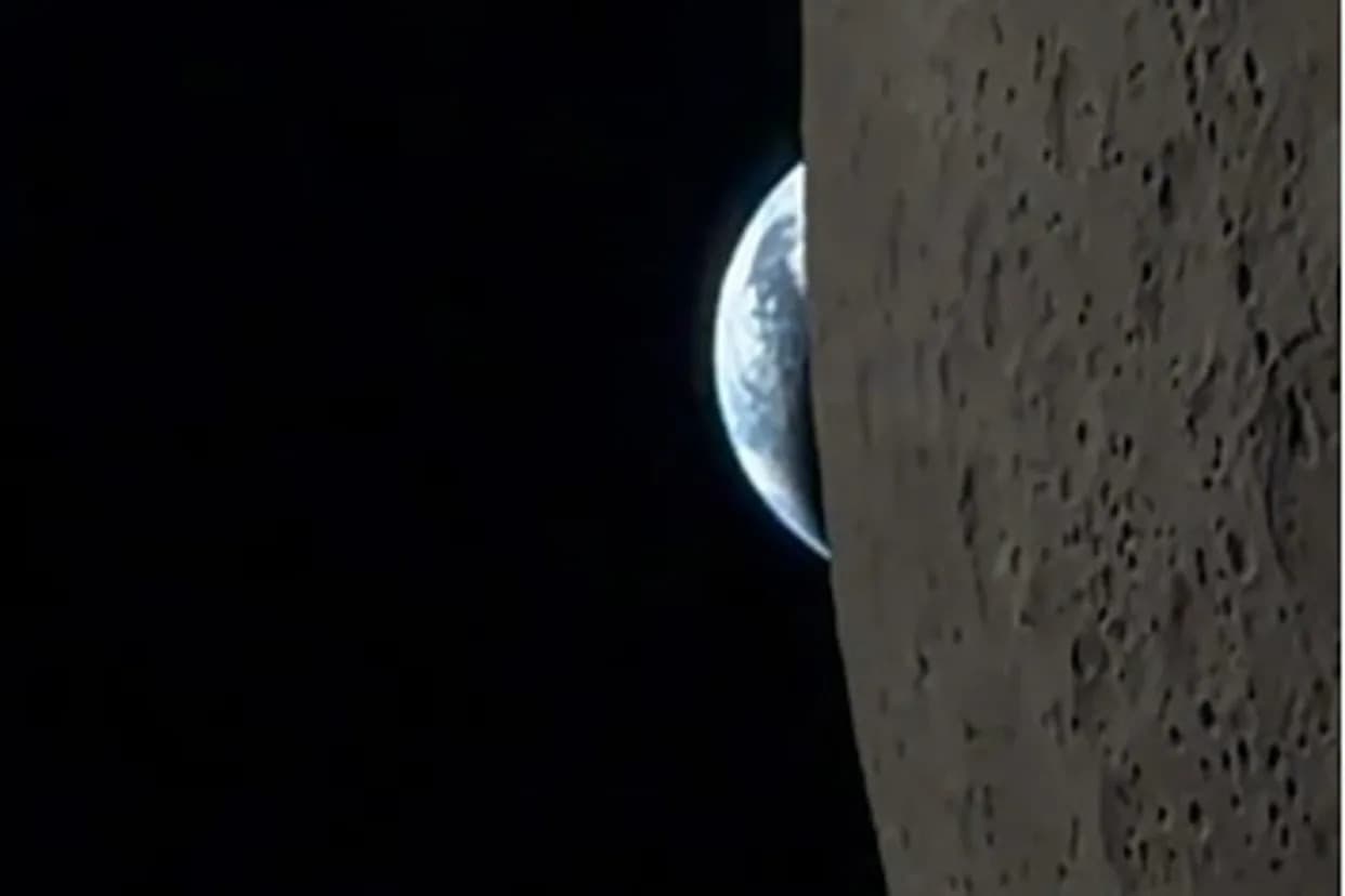 Reid Wiseman Snimio 'Earthset' iPhoneom — Zemlja Nestaje Iza Mesečevog Horizonta