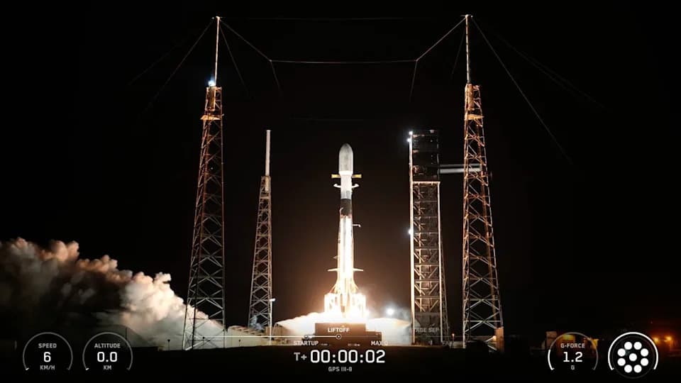 SpaceX lansirao poslednji GPS III satelit SV10 — Falcon 9 uspešno sleteo nakon zamene rakete