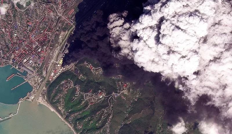 Veliki požar u rafineriji Tuapse treći dan — benzena i ksilena 2–3× iznad norme, stanovnicima savet ostanak u zatvorenom