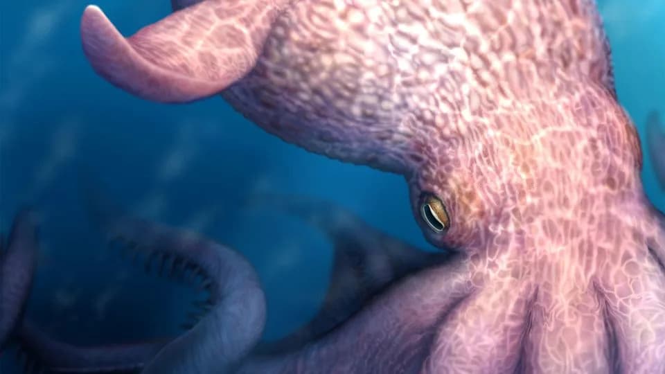 Otkriće: Divovske hobotnice (7–19 m) mogle su biti vrhunski predatori u morima krede