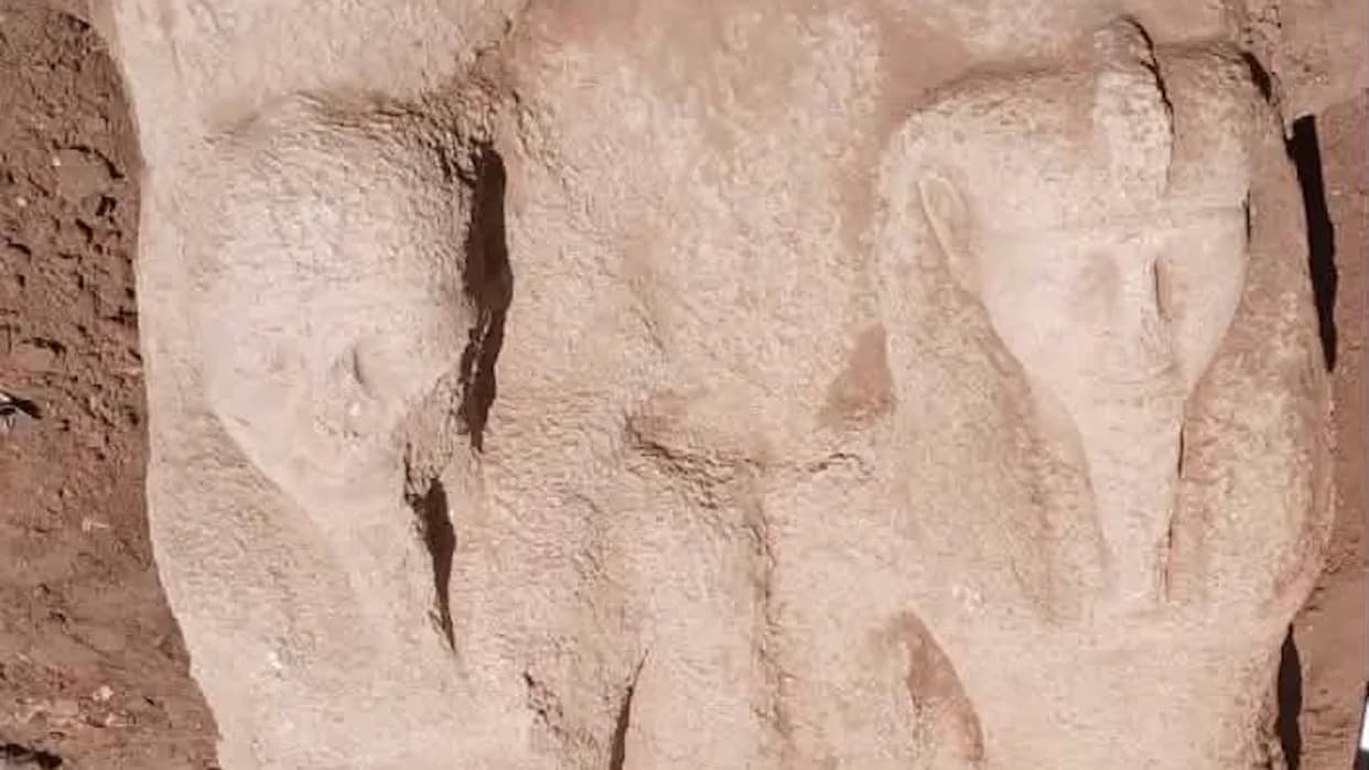 Otkriven Gornji Deo Statue Ramzesa II Visok 7,2 Stope (≈2,2 m) u Tel Faraounu
