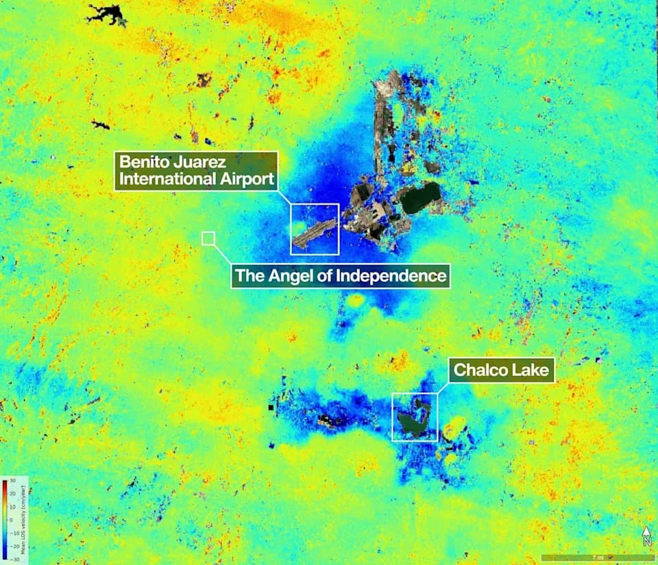 NASA-ina NISAR Satelitska Slika Otkriva: Meksiko Siti Se Tonе — Kako Satelit Prati Grad Koji Tone Svakih 12 Dana
