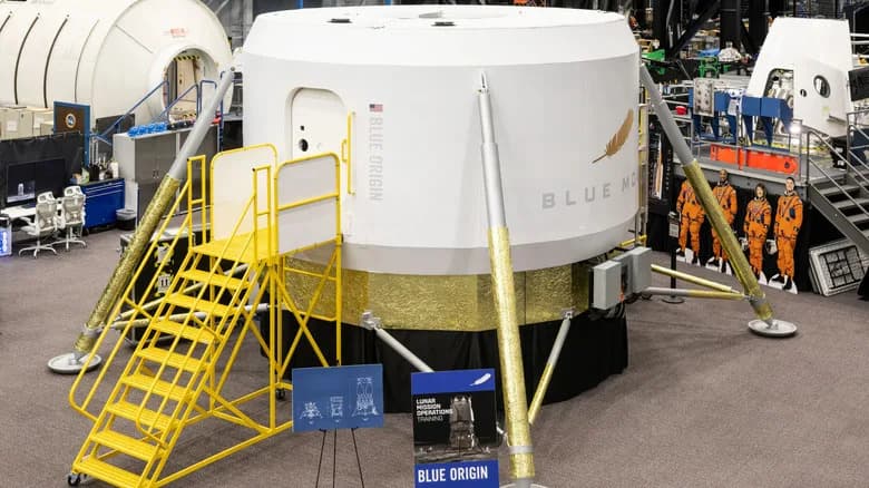 NASA Počinje Obuku Na Full‑Scale Prototipu Kabine Blue Origina — Pripreme Za Mesečno Sletanje