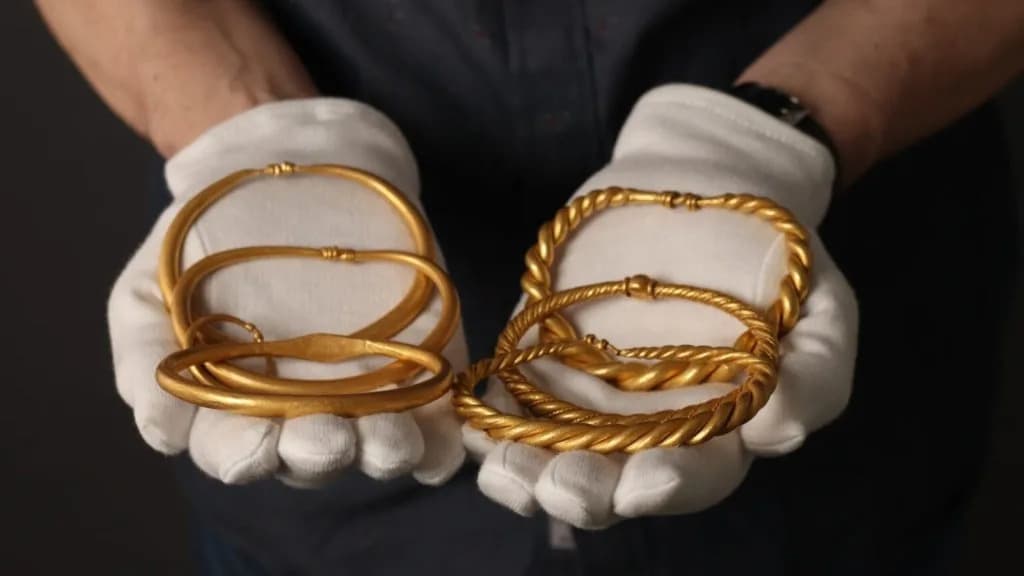 Rold Treasure: Šest Zlatnih Narukvica Iz Vikinškog Doba Otkriveno U Severnoj Danskoj