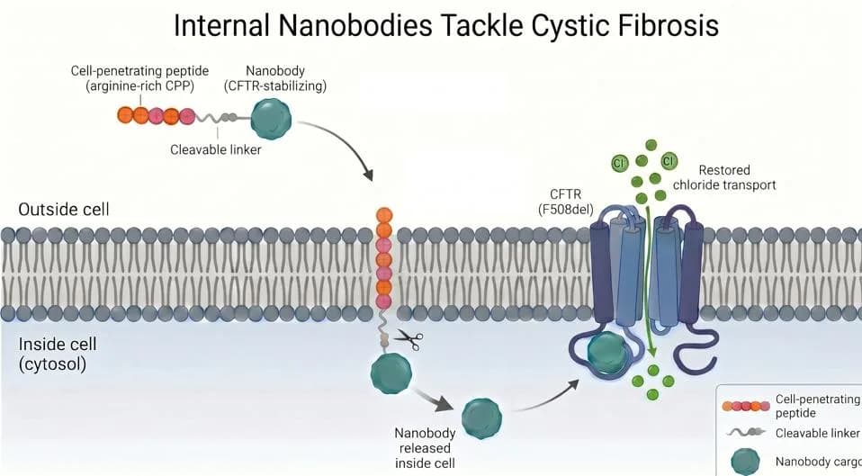 Ćeliju Prodiruća Nanotela Vraća Do ~90% Funkcije CFTR‑a — Novi Put Za Lečenje Cistične Fibroze