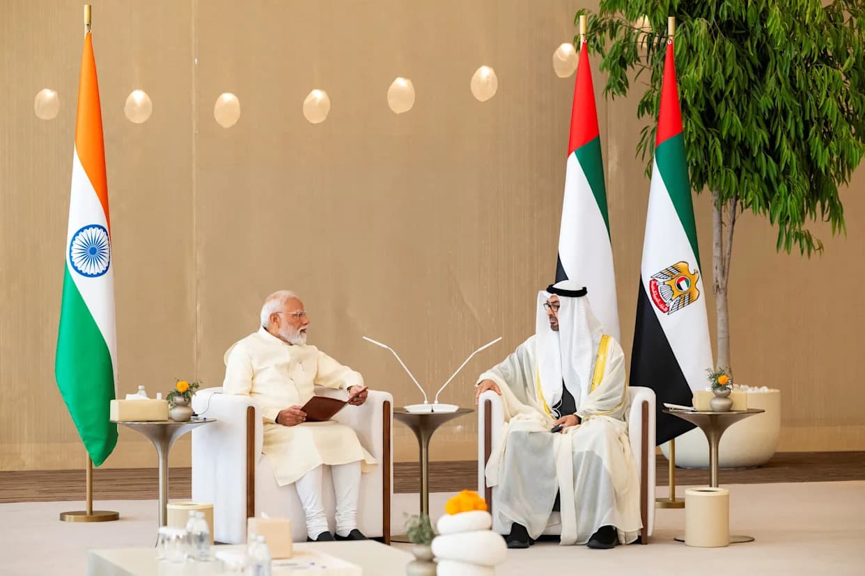 Indija i UAE Jačaju Partnerstvo: Sporazumi o Odbrani, Naftnim Rezervama i LNG-u