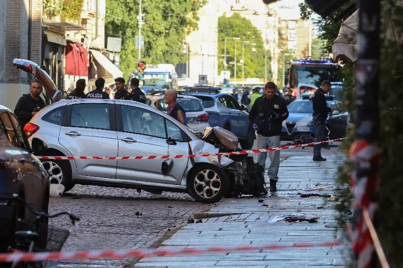 Tragican incident u Modeni: Automobil namerno uleteo među pešake — najmanje 8 povređenih, vozač uhapšen