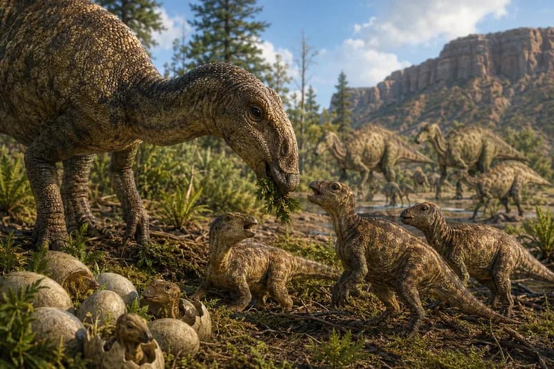 Fosilni Tragovi Pokazuju: Maiasaura Majke Su Hranile Mladunce Mekšom, Nutritivnijom Ishranom
