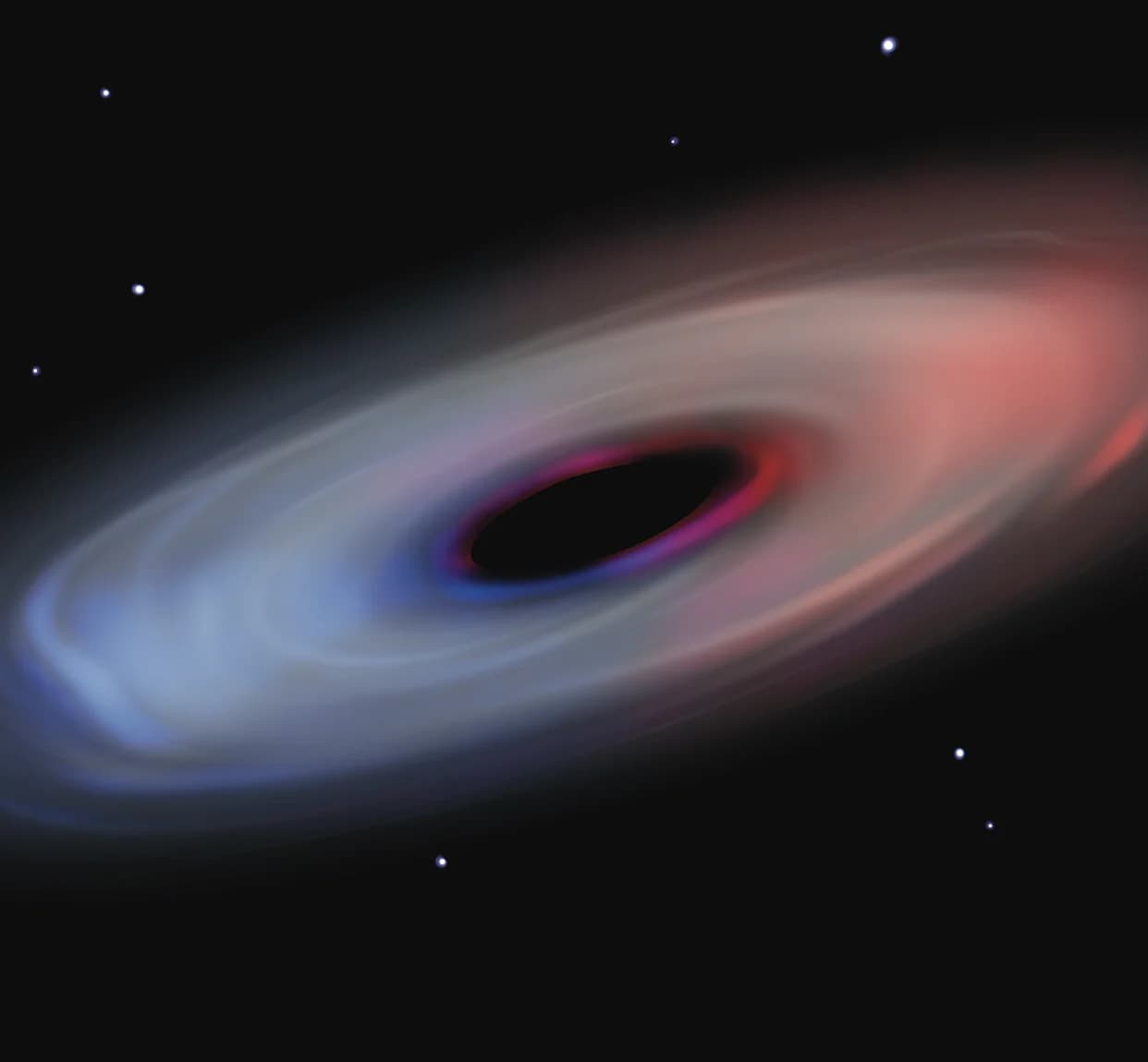 Gigantska „mala crvena tačkica“: JWST Otkriva Crnu Rupu Od ~50 Miliona Sunaca Koja Menja Pravila