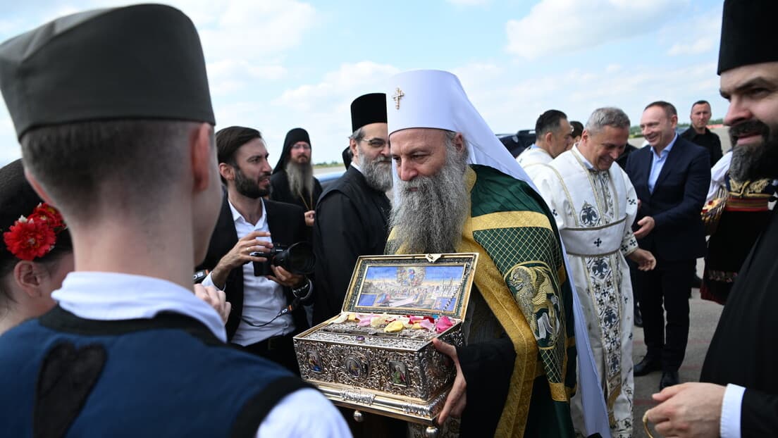 Patrijarh Porfirije: Poređenje Pojasa Presvete Bogorodice s Koncertom Tompsona Je Suvišno