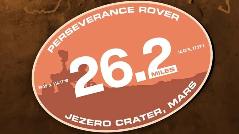 Perseverance Prešao Distancu Maratona Na Marsu — 26,2 Milje Istraživanja Crvene Planete