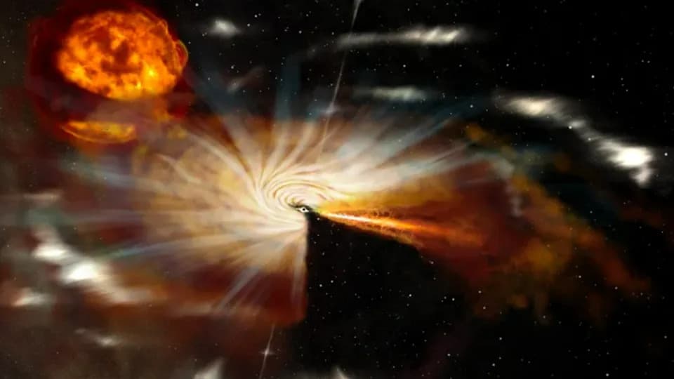 VLT snimio „kosmičku probavu“: kako crna rupa Swift J1727.8−1613 izbacuje polovinu obroka