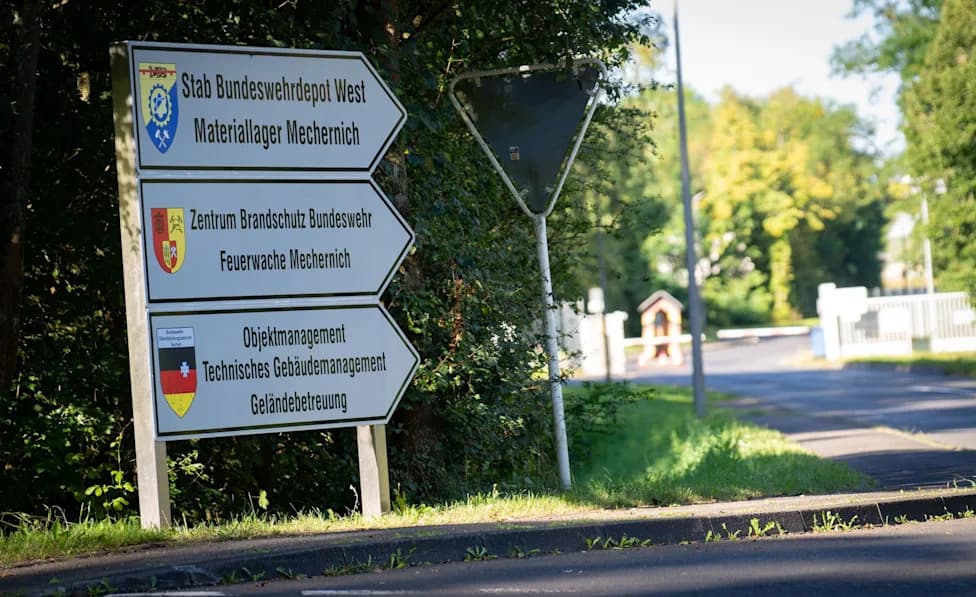 Dva drona iznad vojne baze kod Mechernicha — istraga povezana sa incidentom u Lajpcigu