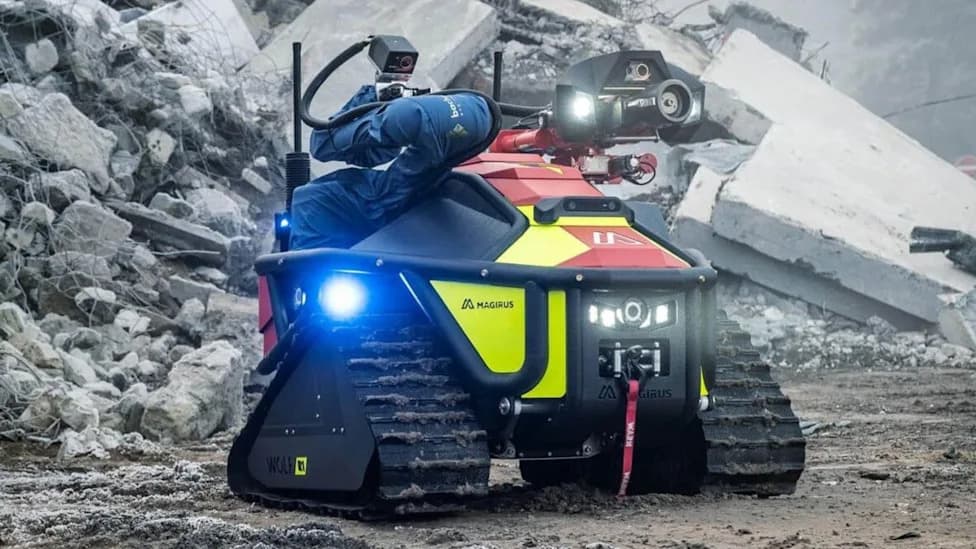 Nemački Vatrogasni Roboti Magirus Pomažu Ugašavanju Požara U Ukrajini: Wolf R1, LUF 60, LUF‑CRV i AirCore TAF60