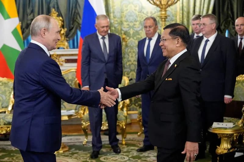 Putin primio lidera Mjanmara: Rafinerija, istraživanja ugljovodonika i isporuke ruskog LNG-a