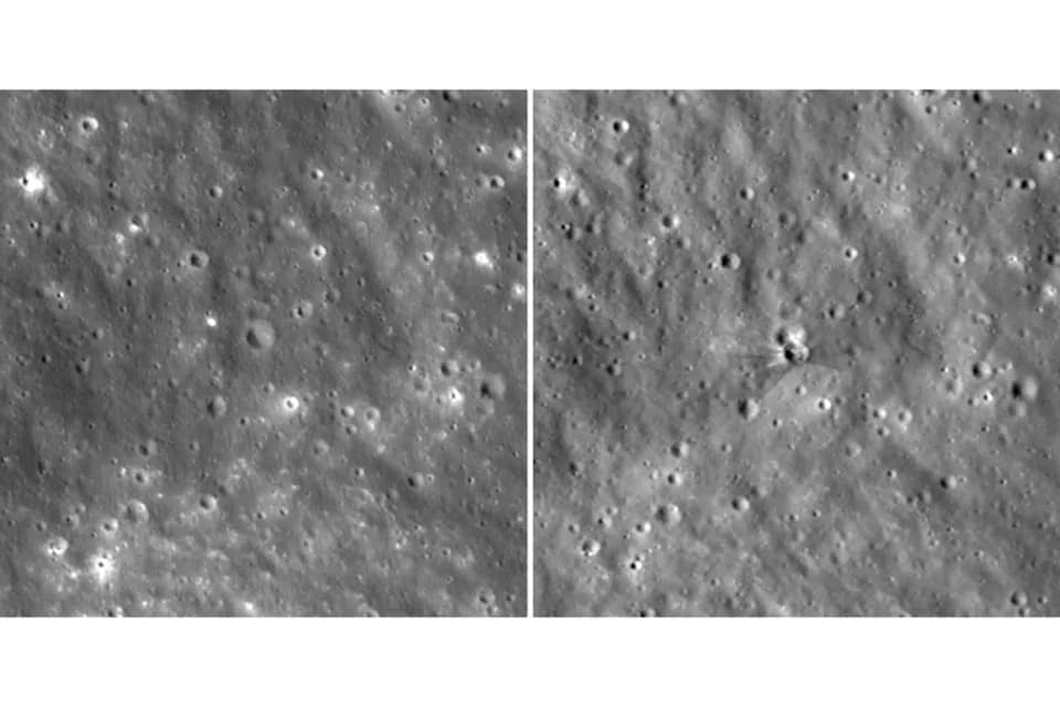 NASA Objavila Najdetaljnije Snimke Kratera Nastalog Udarom Pojačivača SpaceX