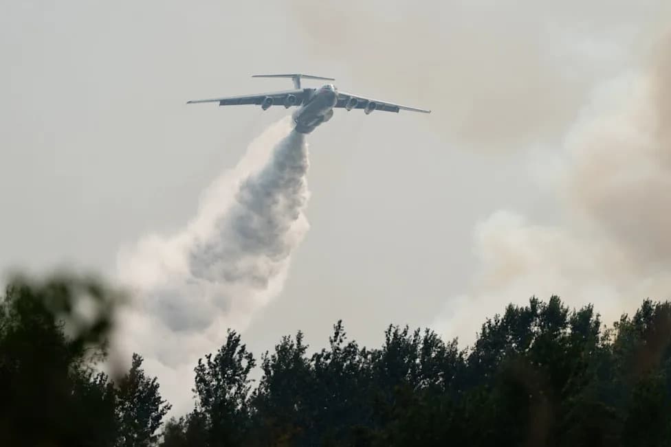 Deliblatska peščara u plamenu: Požar više od dve nedelje, angažovan ruski Il-76