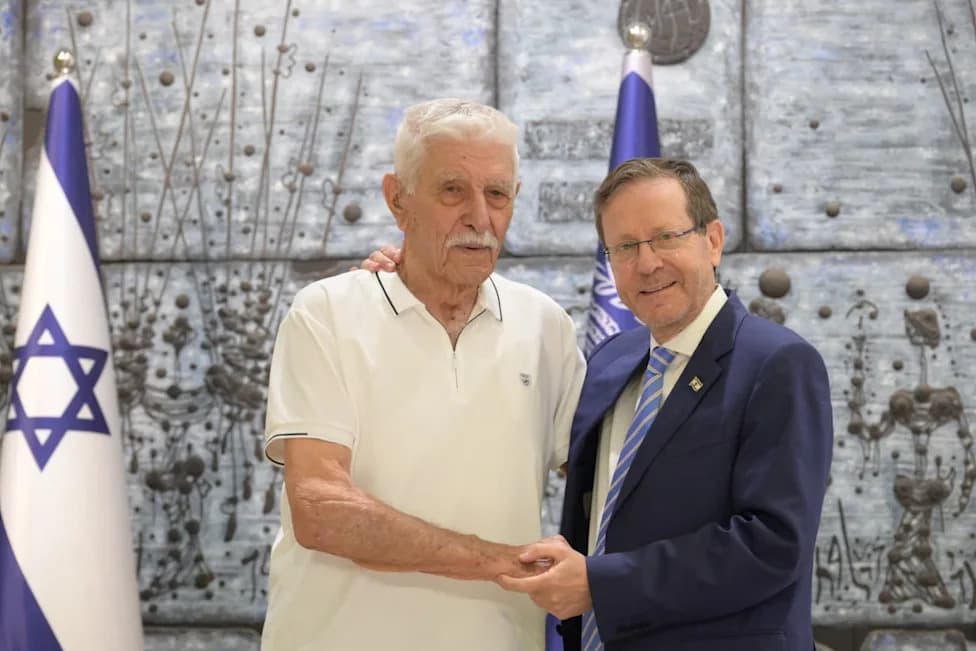 Preživeo Holokaust: David Danieli, spašen od rabina Herzoga, sreo predsednika Isaaca Herzoga