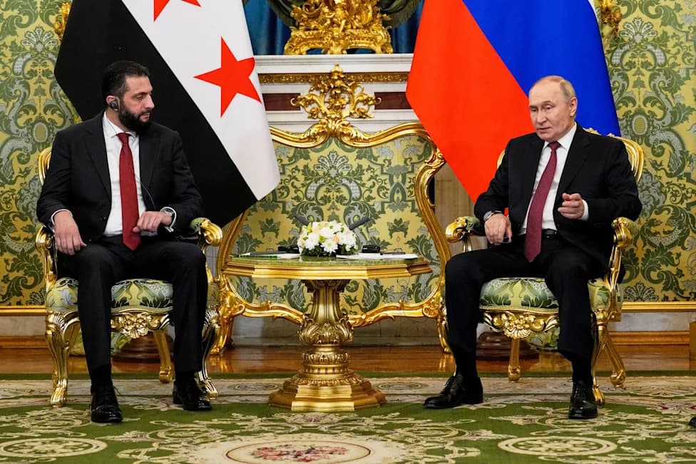 Putin i al-Sharaa o sudbini baza Hmejmim i Tartus: Dogovor o centrima za obuku i dalje jačanje saradnje
