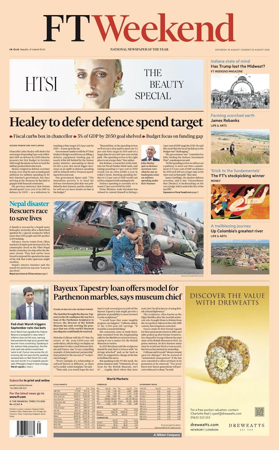 Healey Odlaže Cilj Za Odbranu; SAD Navodno Pritiskaju, Burnham Ostaje Neutralan