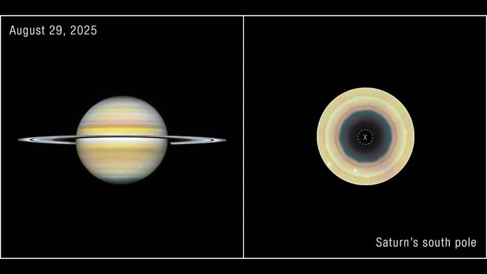 Hubble Otkrio 'Dekaogon' — Desetostrani Atmosferski Talas Na Južnom Polu Saturna Koji Se Brzo Formira