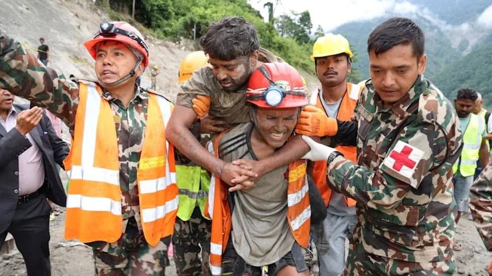 Dvoje radnika spašeno iz tunela u Nepalu devet dana nakon razorne bljeskaste poplave