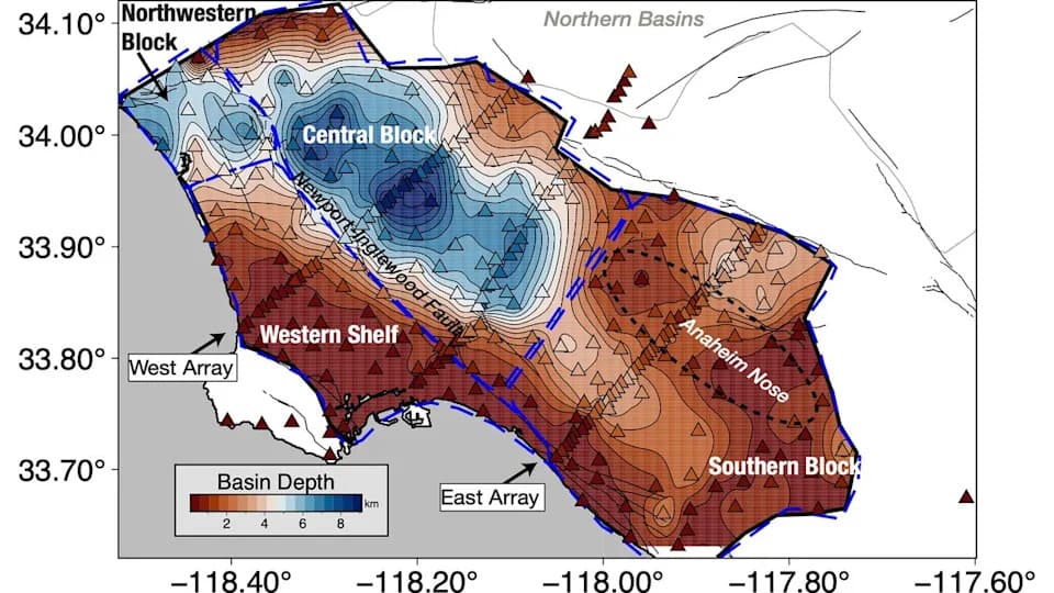 Najpreciznija 3D mapa: Do 10 km sedimenata ispod centra Los Anđelesa — veći rizik od "The Big One"